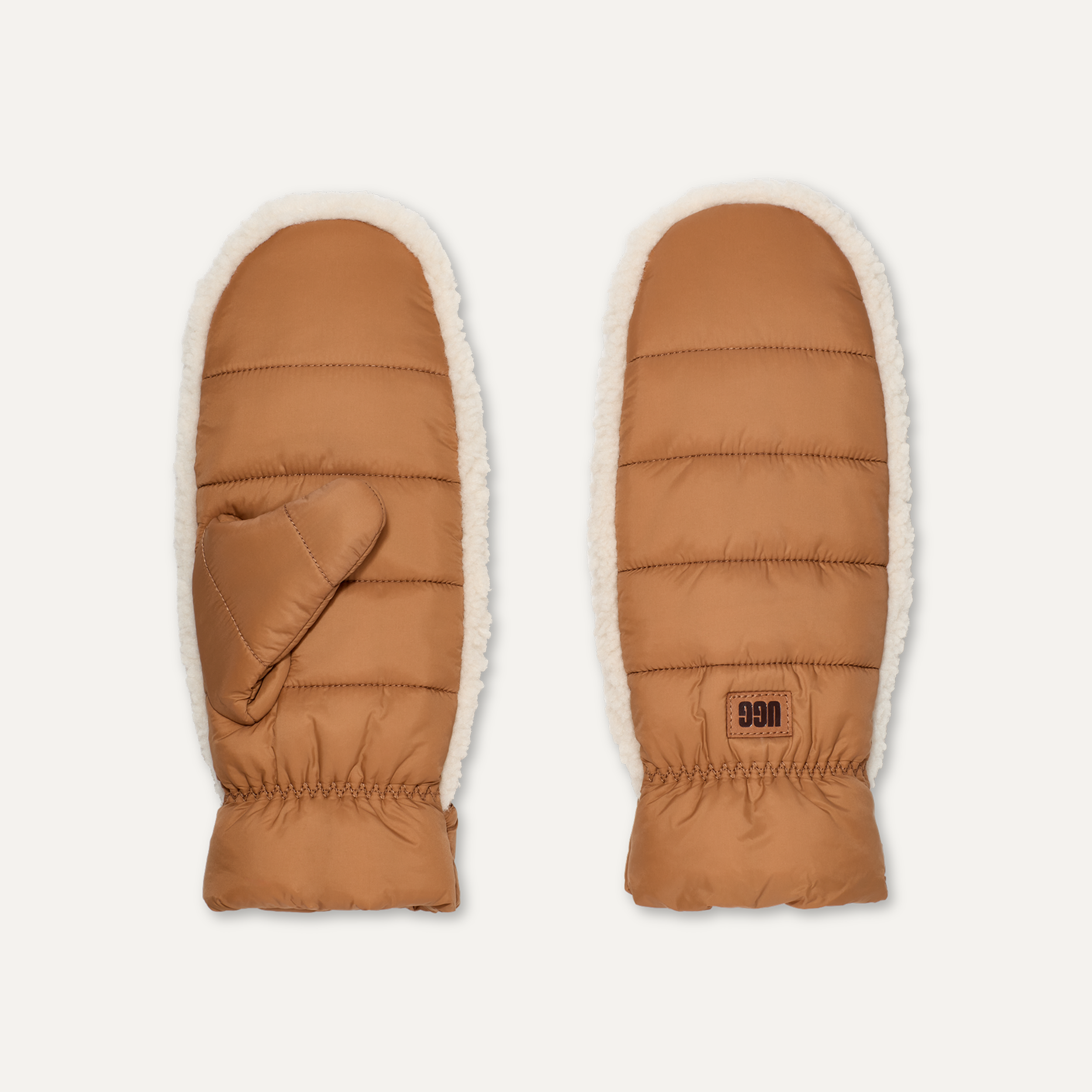 UGG Women s Fluff Mittens with Faux Fur Trim