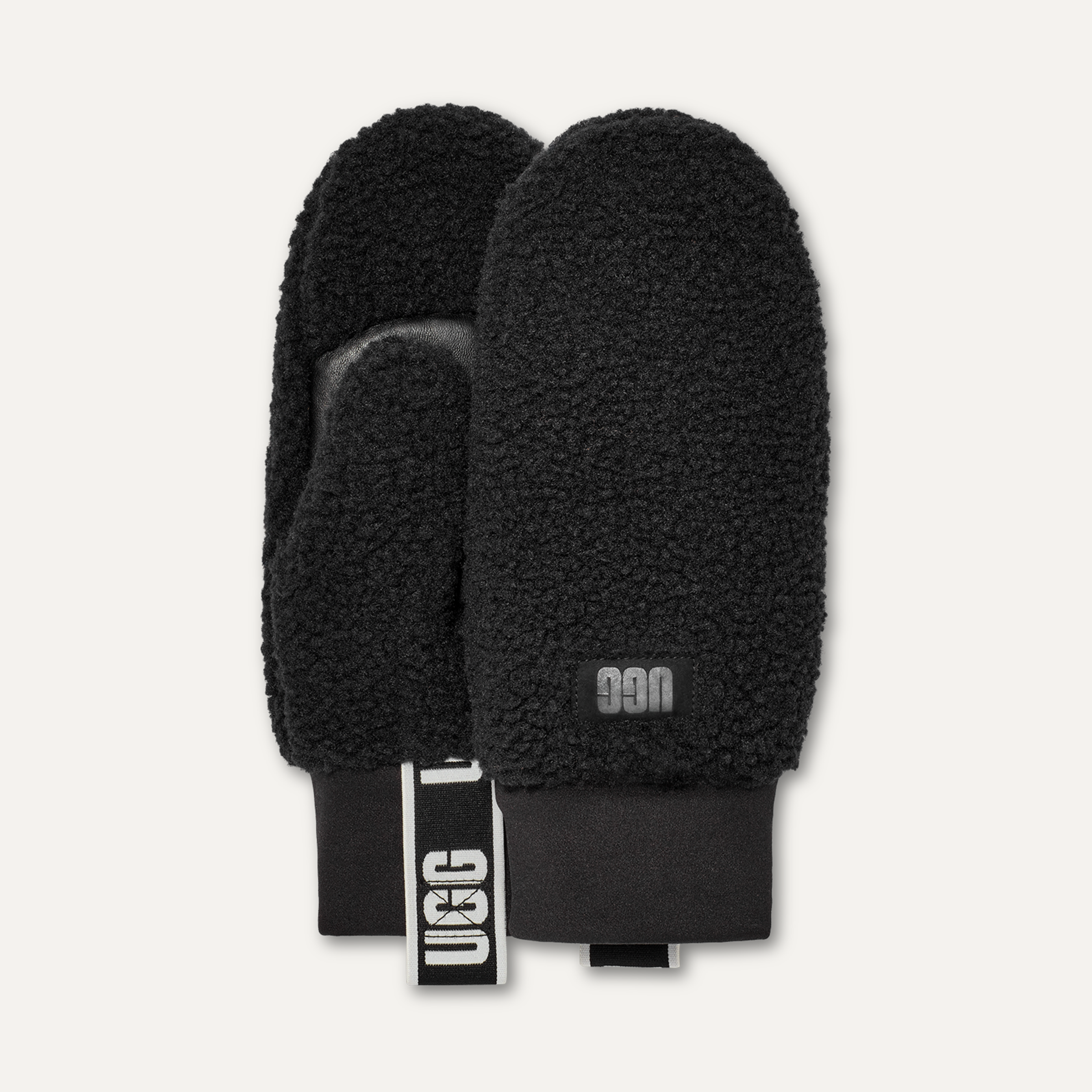 UGG UGGfluff Mitten With Logo Tape for Women | UGG®