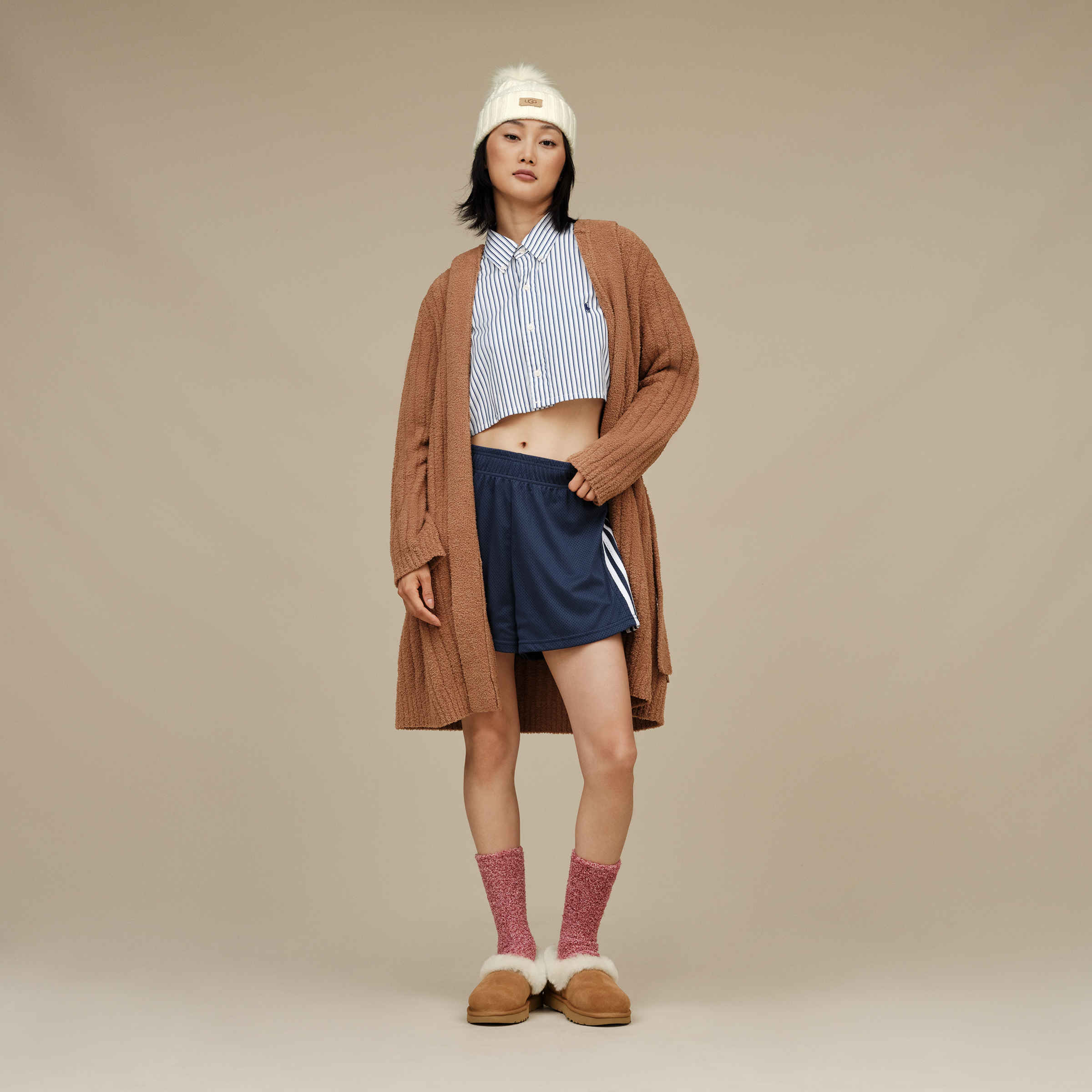 Ugg beanie with pom 2025
