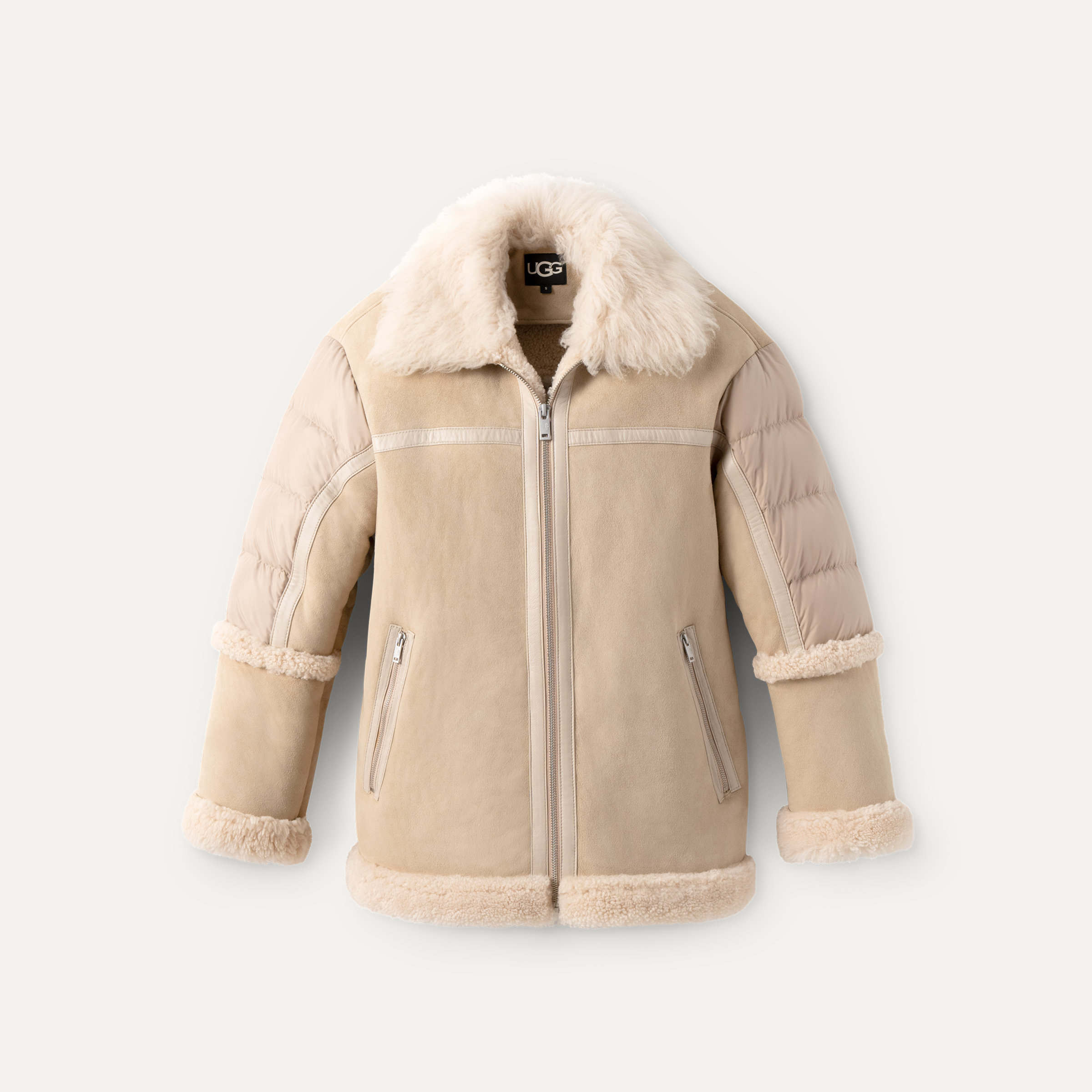 Girls shearling jacket sales