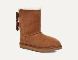 Bailey bow corduroy genuine shearling fur boot hot sale