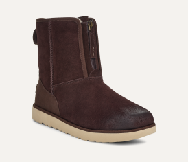 Ugg classic short leather waterproof boot top