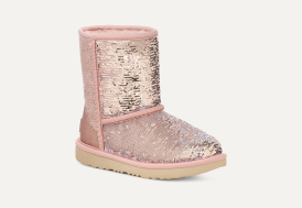 Girls sequin ugg boots top