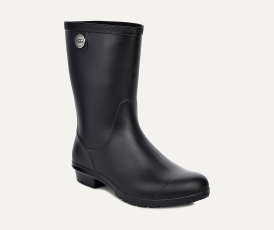 Womens matte black rain boots on sale