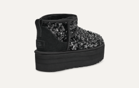 Black sequin uggs size 1 store