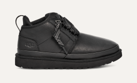 Black neumel uggs on feet top