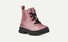 Kids Ashton Lace Up Glitter Shoe UGG