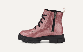 Pink lace up uggs top