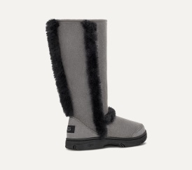 Women s Sunburst Tall Boot Grey Black Size 5 UGG