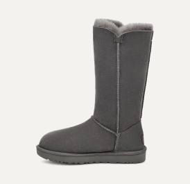 Grey uggs with buttons cheap