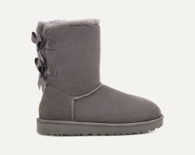 UGG Women s Bailey Bow II Water Repellent Suede Ankle Boots