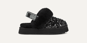 Ugg black glitter slippers outlet