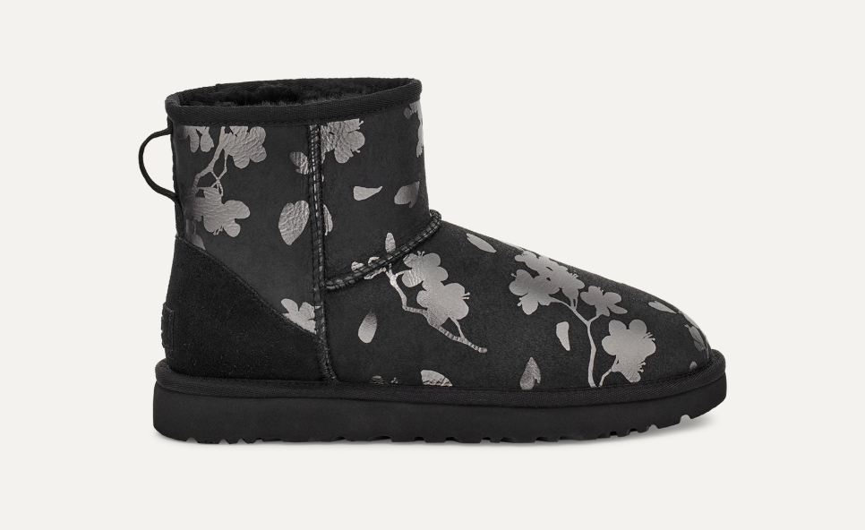 Classic Mini Floral Foil Boot UGG Official