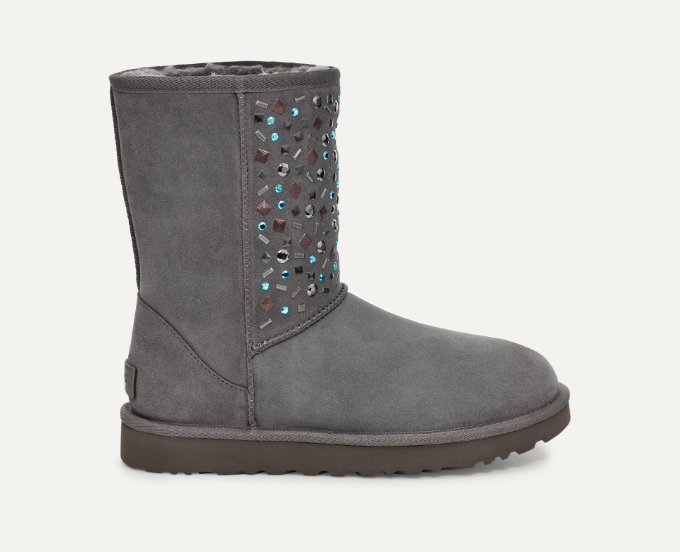 Ugg classic short gris cheap