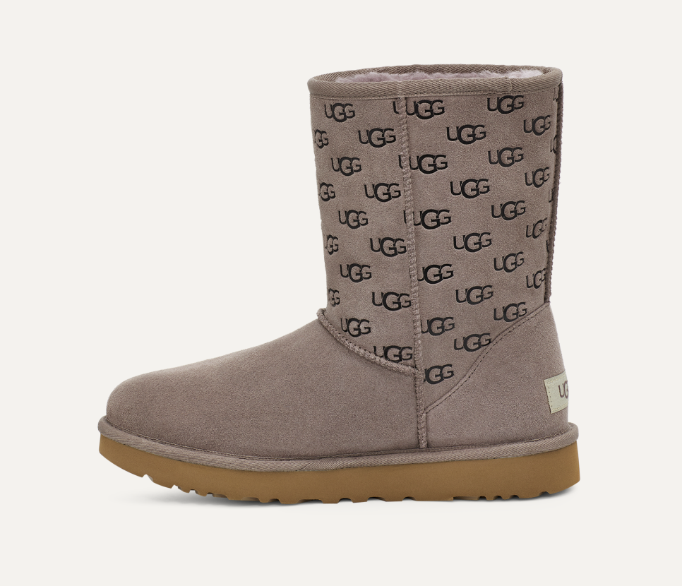 Uggs with ugg written on them discount