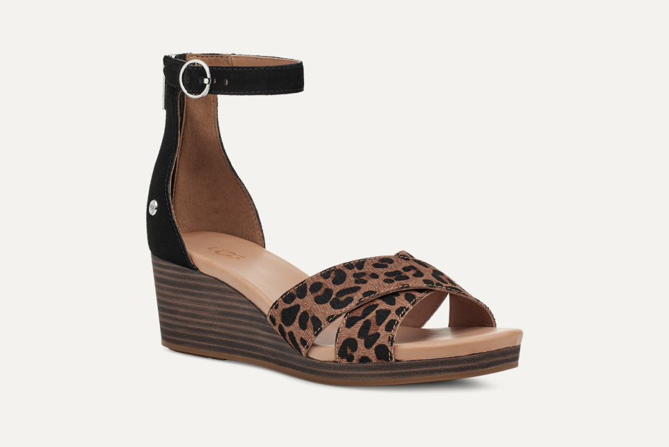 Eugenia Leopard Sandal UGG Official