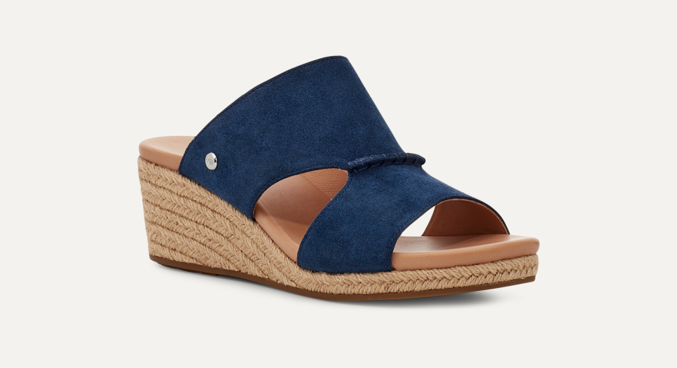 Ugg suede wedge sandals 2025