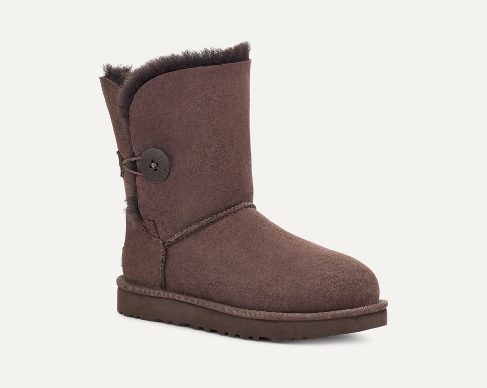 Black ugg boots with buttons shop