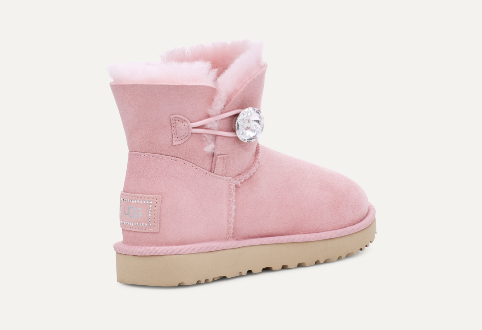 Ugg bailey button pink top