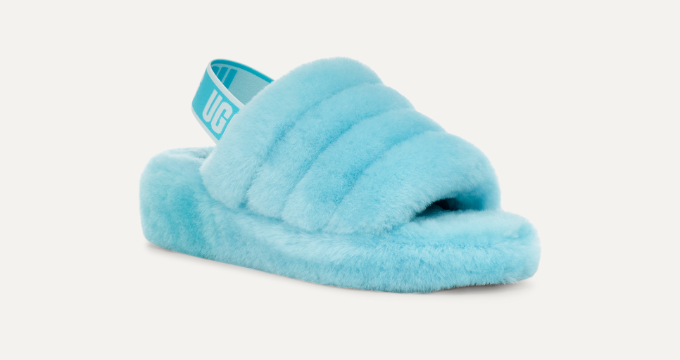 Light blue ugg slides 2025