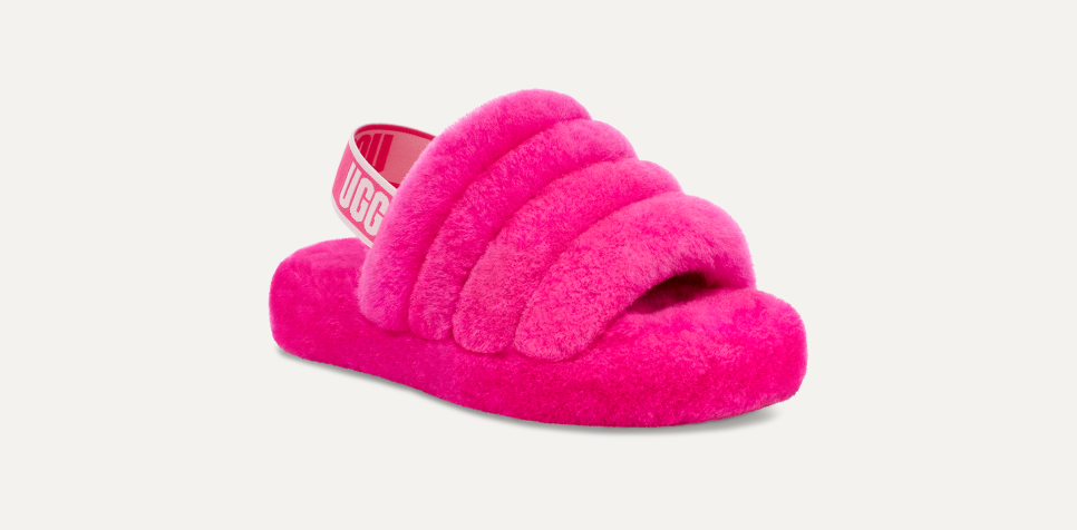 Fluffy ugg sandals cheap