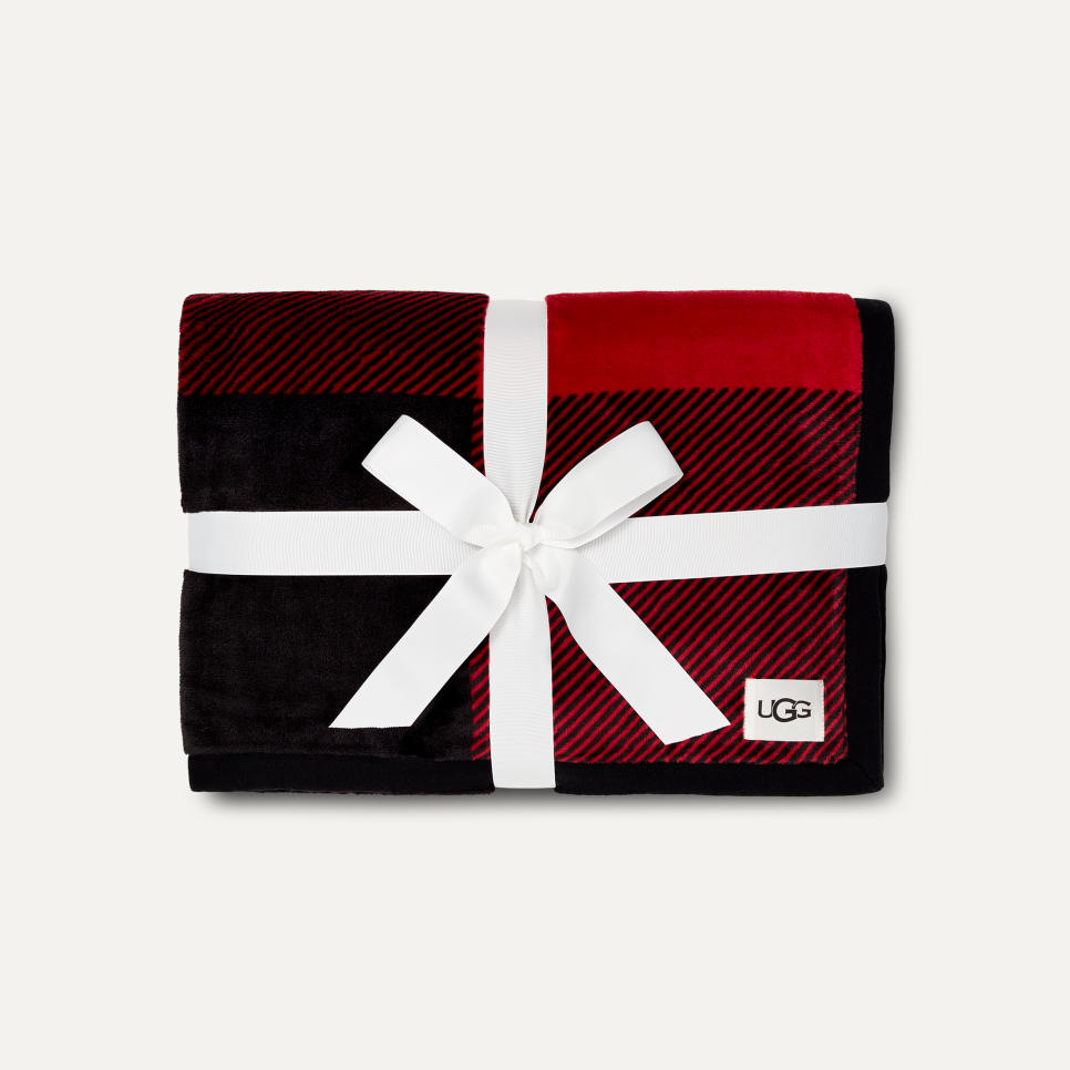 Ugg blanket red clearance