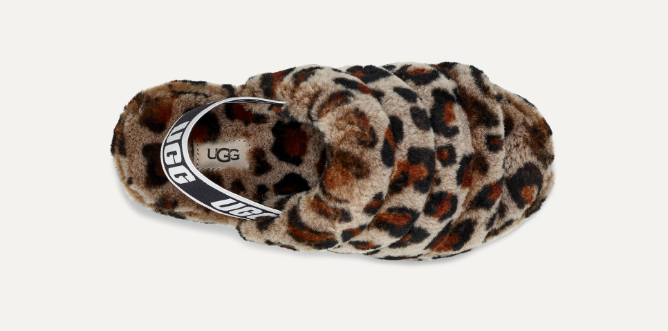 UGG Fluff Yeah Leopard Slide for Women UGG
