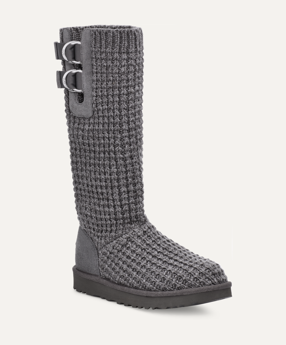 Grey ugg tall boots shop