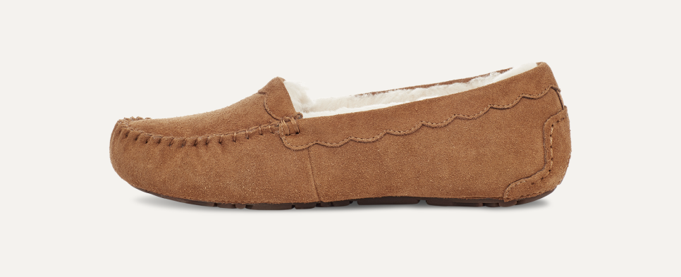Ugg australia scallop suede slipper outlet
