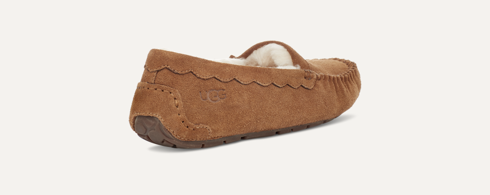 Ugg australia scallop suede slipper online