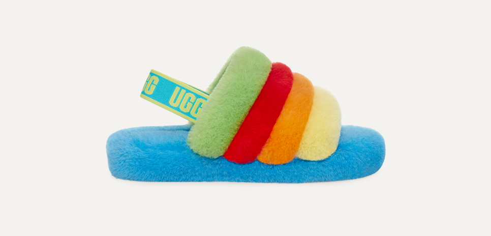 Ugg fluff yeah slides kids on sale
