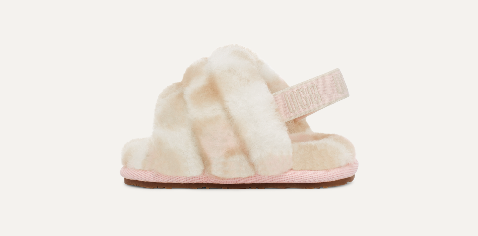 Fluff Yeah Slide Panther Print Slipper for Babies UGG