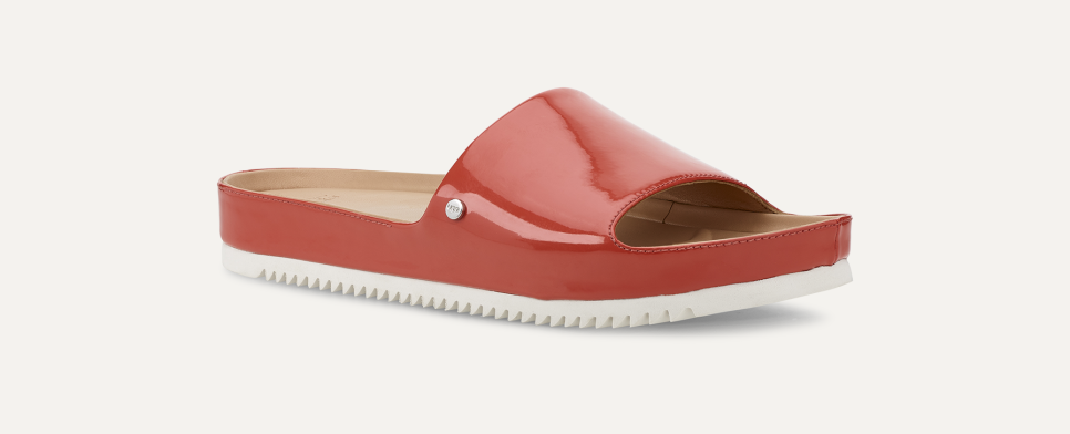 Ugg patent leather slides cheap