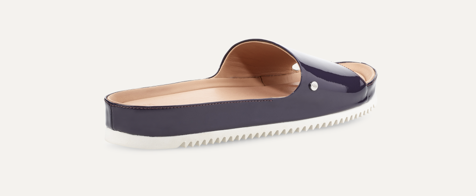 Uggs patent leather slides hotsell