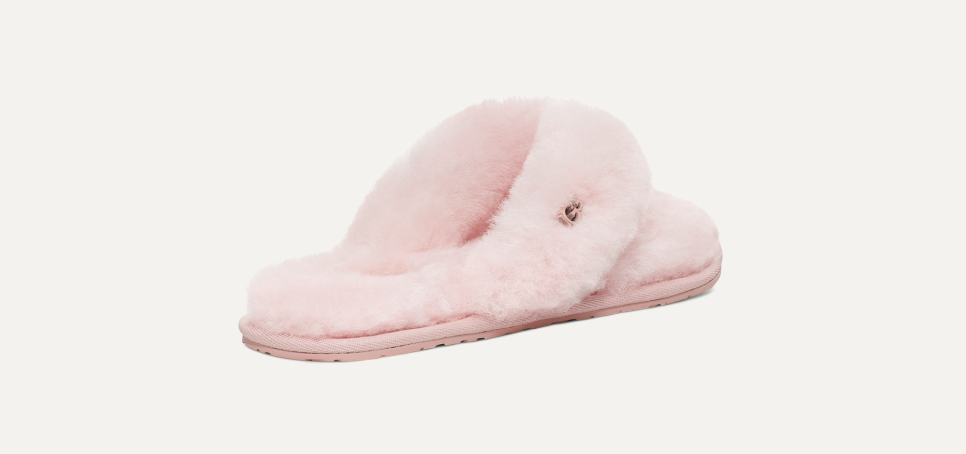 Pink ugg flip flop slippers shop