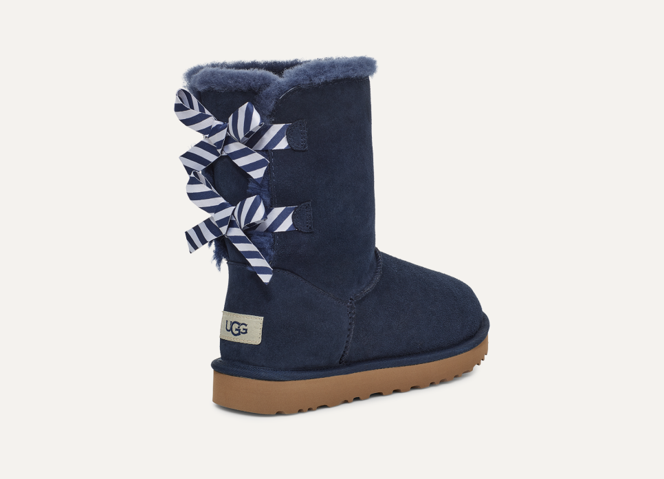 Navy bailey bow uggs store