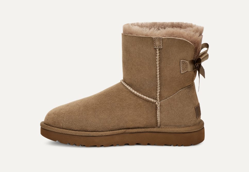 Ugg boots mini bailey bow grau top