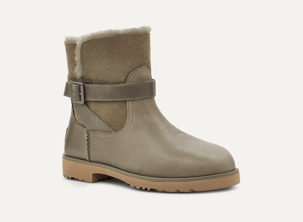 Ugg leather buckle boots 2025