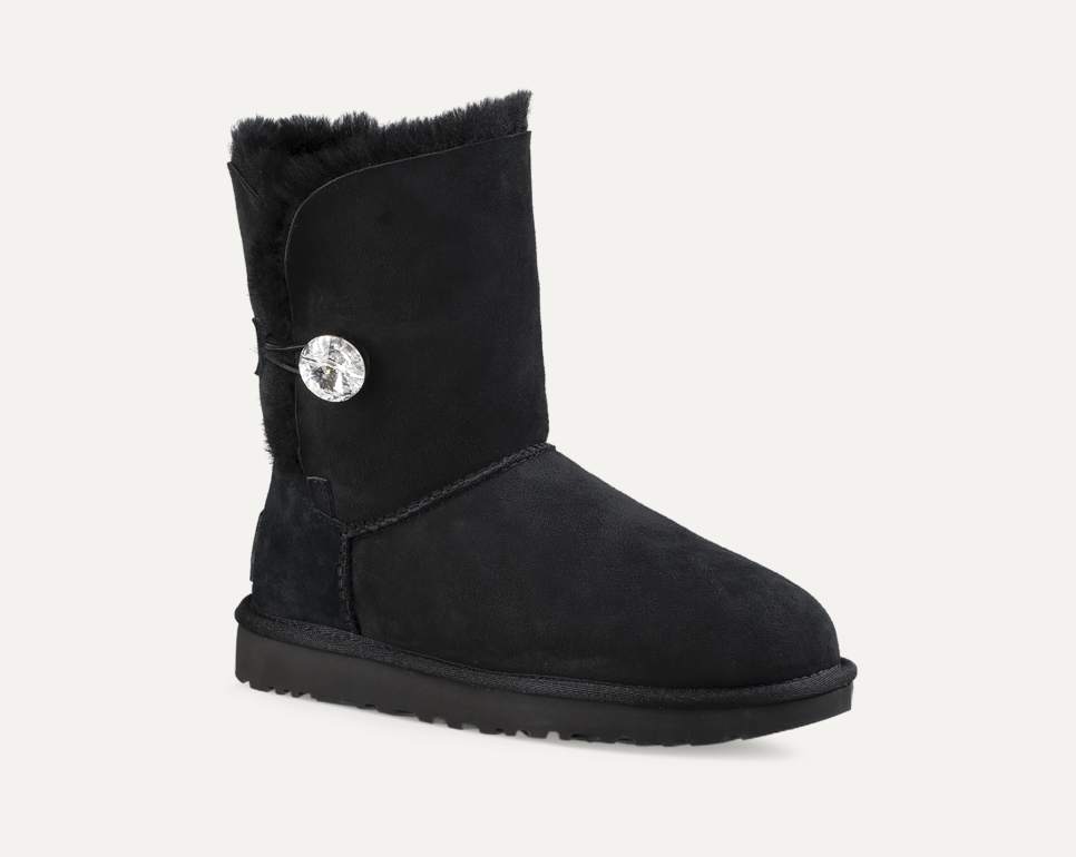 Black short bailey bow uggs best sale
