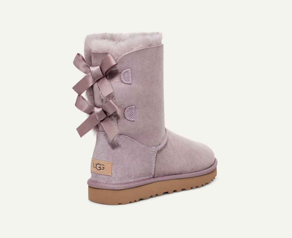 Silver uggs with bows new arrivals