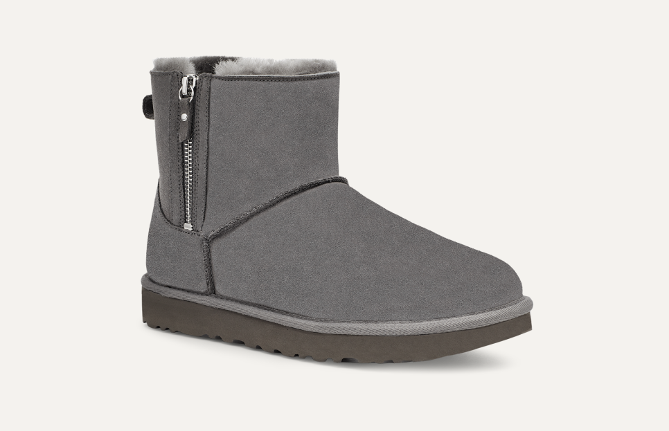 Ugg classic mini double zip schwarz top