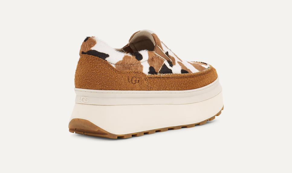 素晴らしい外見 Cow On Slip Marin Print UGG® | Platform 靴