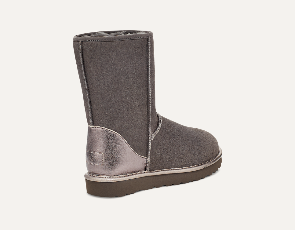 Short metallic ugg boots on sale