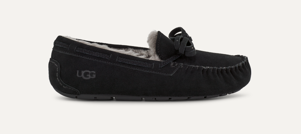 Ugg slides with bow top