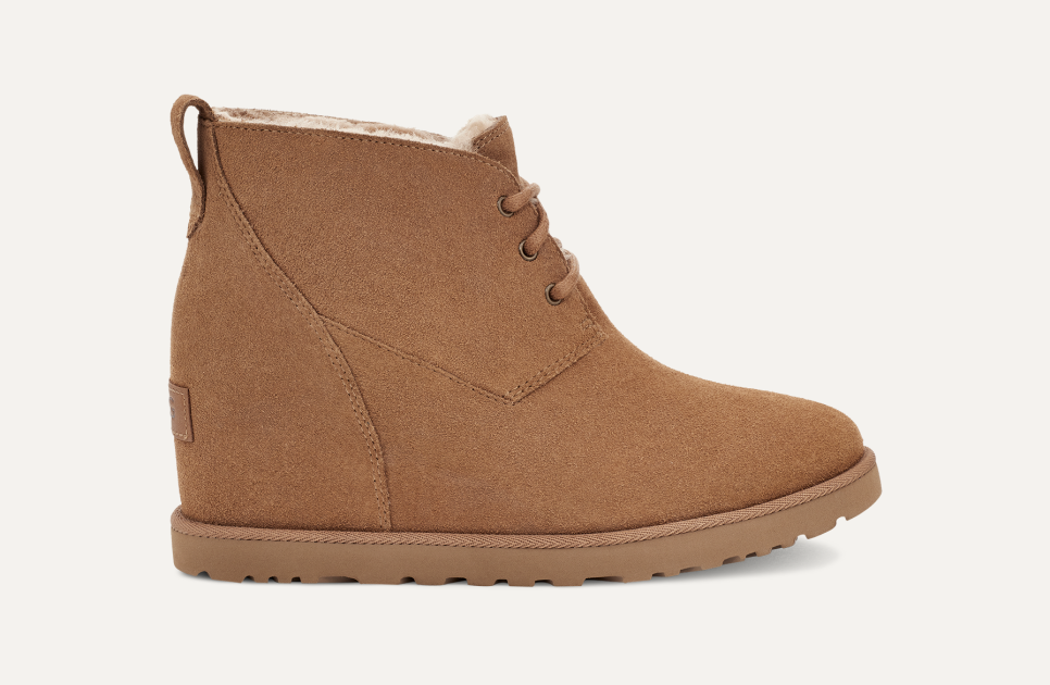 Women's lace up wedge boots top