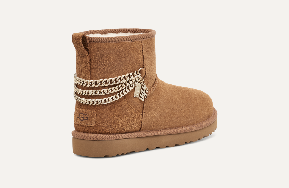 Ugg boots with chain top