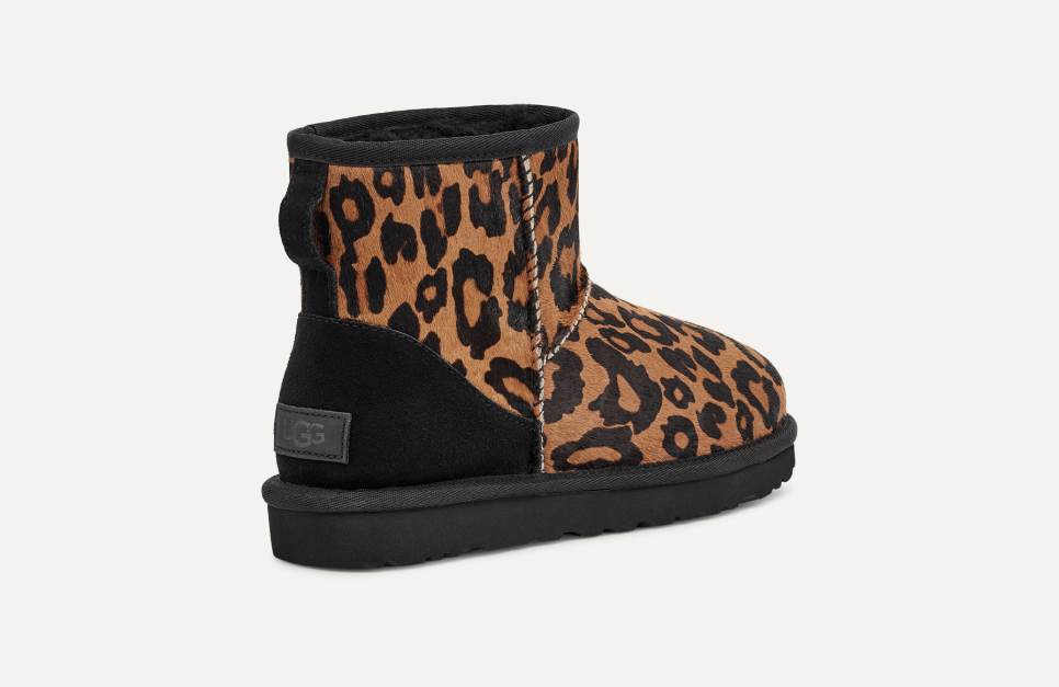 Quilted Boots Ugg Fluff Mini Leopard Leopard Boots Ugg Fluff Mini