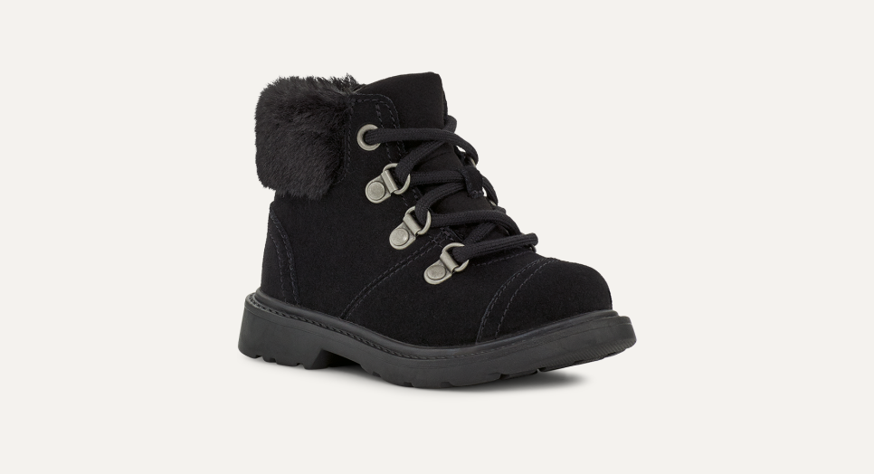 Uggs for kids black top