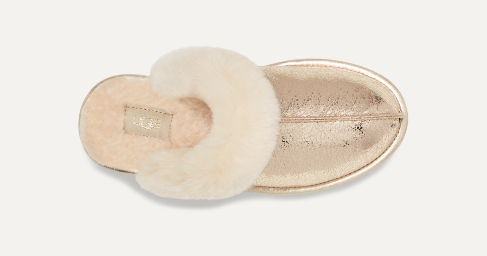 Ugg metallic slippers hot sale