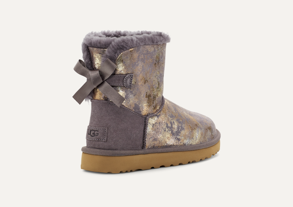 UGG W Mini Bailey Bow Gold Wash for Women | UGG®